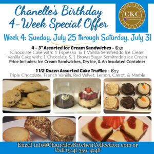Chanelle's Birthday Special Offer Week 4