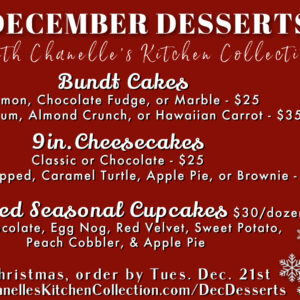 December Desserts