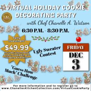Virtual Holiday Cookie Decorating Kits